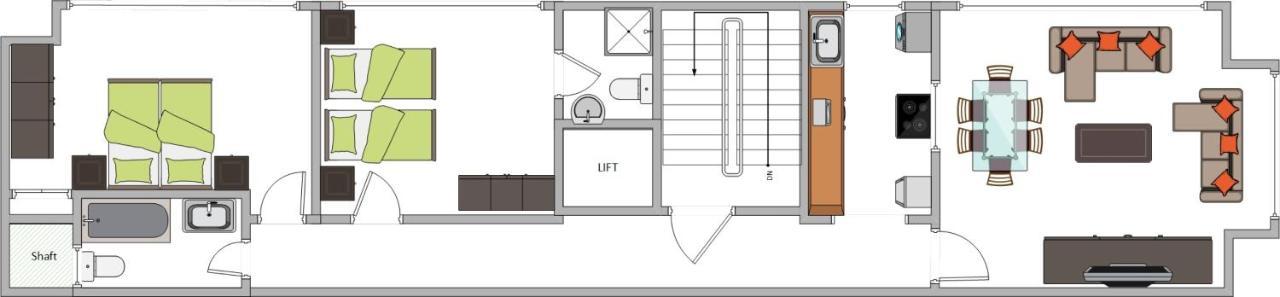 2 Bedroom, Central And Spacious Apartment With Sea View - 2 음시다 외부 사진